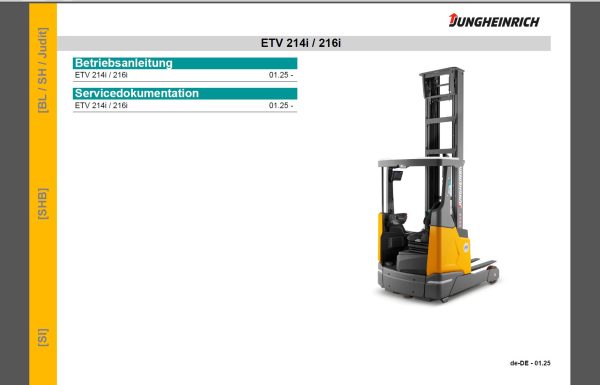 JUNGHEINRICH JETI SH v4.37.12 DE12 12.2024 Service Information 4