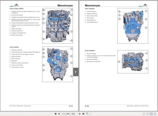 Landini Tractor 5 100 to 5 110 HC Operation and Maintenance Manual 6717043A2 PT 2