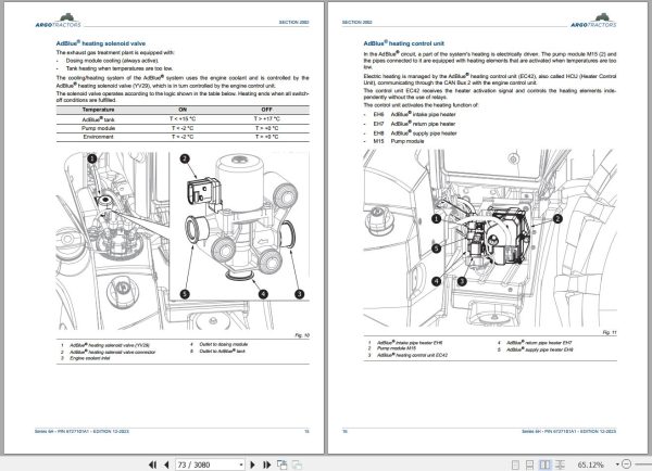 Landini Tractor 6 125H 6 135H Service Manual and Diagrams 6727101A1 2