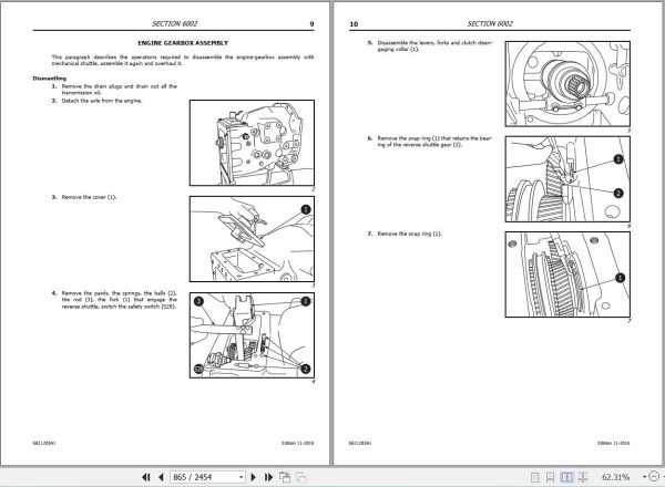 Landini Tractor 6 145L 6 160L 6 175L Service Manual and Diagrams 6621203A1 EN 2