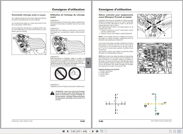 Landini Tractor 7 145 7 165 7 175 ROBO SIX ACTIVE Operation and Maintenance Manual 6627403A2 FR 2