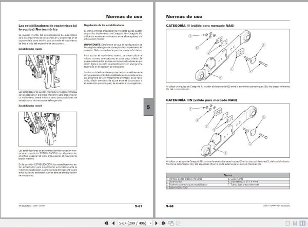 Landini Tractor 7 145 7 165 7 175 V SHIFT Operation and Maintenance Manual 6629283A2 ES 2