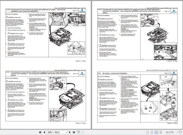 Landini Tractor 7 165 7 170 7 175 7 180 ROBO SIX Service Manual and Diagrams 6720646A2 EN 3