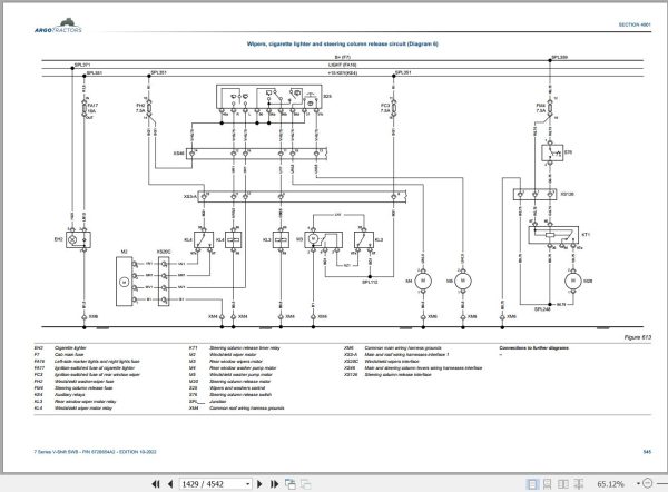 Landini Tractor 7 165 7 170 7 175 7 180 ROBO SIX Service Manual and Diagrams 6720654A2 EN 3
