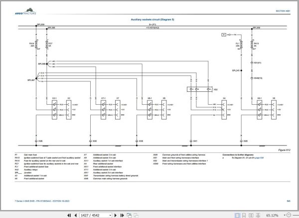 Landini Tractor 7 170 7 180 ROBO SIX Service Manual and Diagrams 6720654A2 3