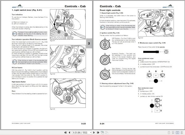 Landini Tractor 7 175 7 180 V SHIFT Operation and Maintenance Manual 6720609A2 2