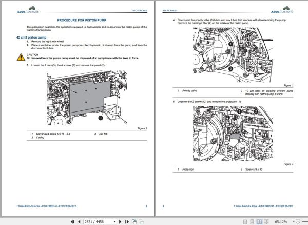 Landini Tractor 7 200 7 210 7 230 ROBO SIX Service Manual and Diagram 6708032M1 2