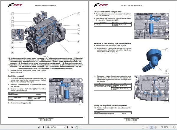 Landini Tractor 7 200 7 210 7 230 ROBO SIX Service Manual and Diagrams 6708032A1 EN 2