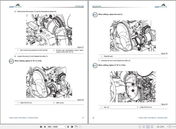 Landini Tractor 7 210 7 230 7 240 V SHIFT Service Manual and Diagrams 6735461A1 2