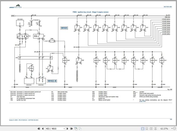 Landini Tractor 8 270 8 310 V SHIFT Service Manual and Diagrams 6723914A1 EN 3