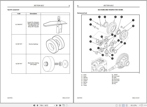 Landini Tractor LANDPOWER 125 to 165 Service Manual and Diagrams 6624754A1 2