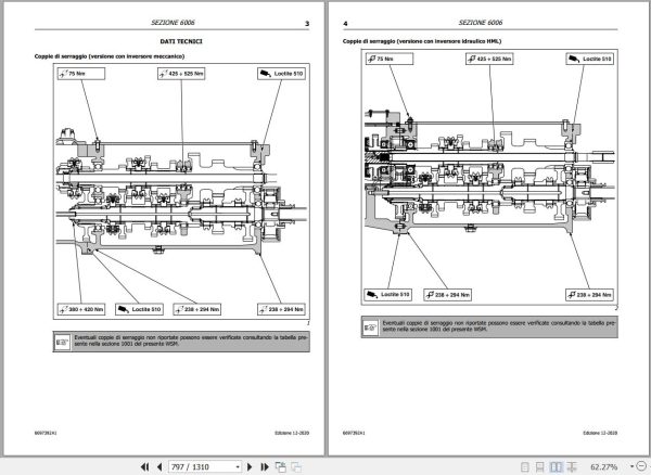 Landini Tractor LANDPOWER II 125 135 145 165 Service Manual and Diagrams 6697392A1 IT 2