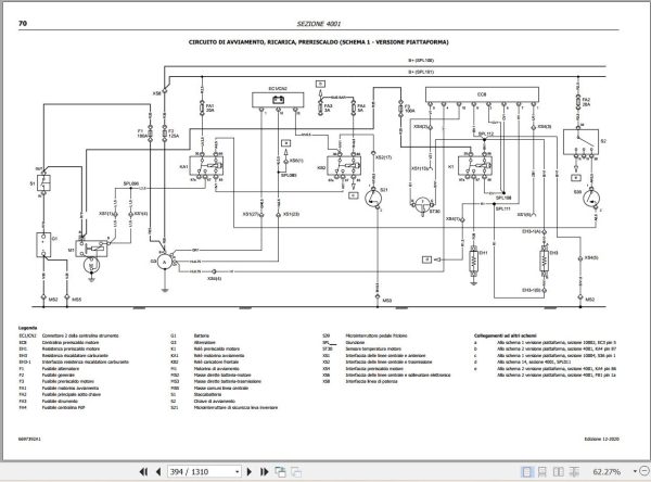 Landini Tractor LANDPOWER II 125 135 145 165 Service Manual and Diagrams 6697392A1 IT 3