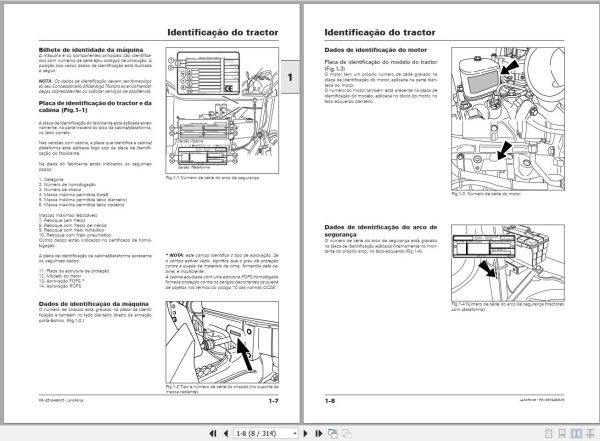 Landini Tractor LandForce 115 125 Operation and Maintenance Manual 6516468M5 PT 2