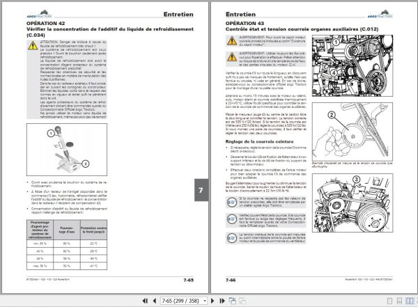 Landini Tractor Powerfarm 100 110 120 Operation and Maintenance Manual 6715319A1 FR 2