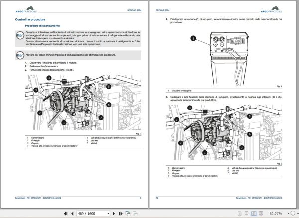 Landini Tractor Powerfarm 100 110 120 Service Manual and Diagrams 6715326A1 IT 2
