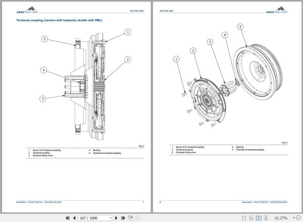 Landini Tractor Powerfarm 100 110 120 Service Manual and Diagrams 6715327A1 2