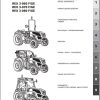 Landini Tractor Rex 3 060 3 070 3 080 F GE Operation and Maintenance Manual 6708055A2 PL 1