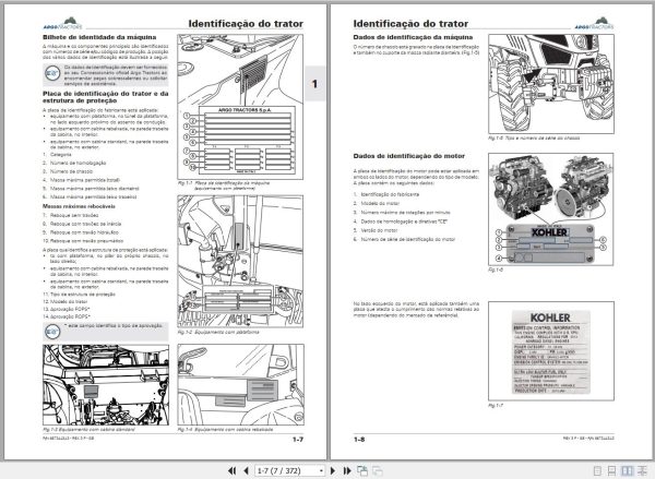 Landini Tractor Rex 3 060 3 070 Rex 3 080 F GE Operation and Maintenance Manual 6673443A3 PT 2