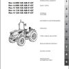 Landini Tractor Rex 4 080 GE to Rex 4 120 GT Operation and Maintenance Manual 6695502A1 1