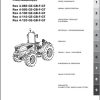 Landini Tractor Rex 4 080 GE to Rex 4 120 GT Operation and Maintenance Manual 6717374A1 PL 1