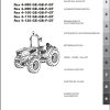 Landini Tractor Rex 4 080 GE to Rex 4 120 GT Operator Maintenance Manual 6695508A1 DE 1