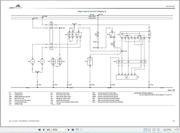 Landini Tractor Rex 4 080 V to 4 120 GT Service Manual and Diagrams 6705547A2 EN 3