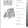 Landini Tractor Rex 4 080 V to Rex 4 120 GT Operation and Maintenance Manual 6685014A2 PT 1