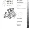 Landini Tractor Rex 4 080 V to Rex 4 120 GT Operator Maintenance Manual 6685007A2 DE 1