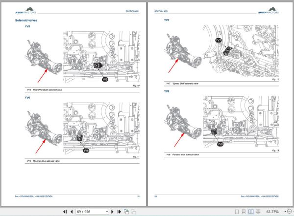 Landini Tractor Rex 80F to Rex 120GE Service Manual and Diagrams 6696102A1 EN 2