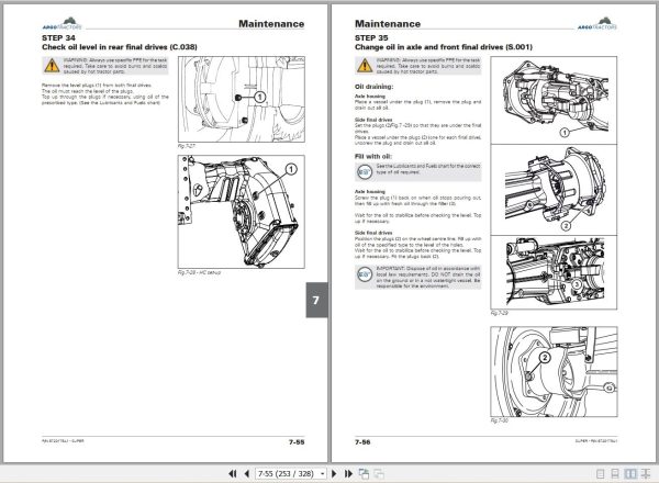 Landini Tractor Super 90 to 120 Operation and Maintenance Manual 6720175A1 2