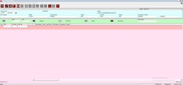 Mitsubishi MMC ASA 01.2025 All Regions Electronic Parts Catalog 4