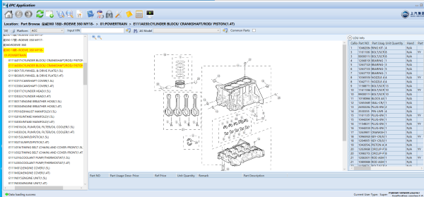 SAIC EPC 02.2025 Roewe MG Electronic Parts Catalog 4 1