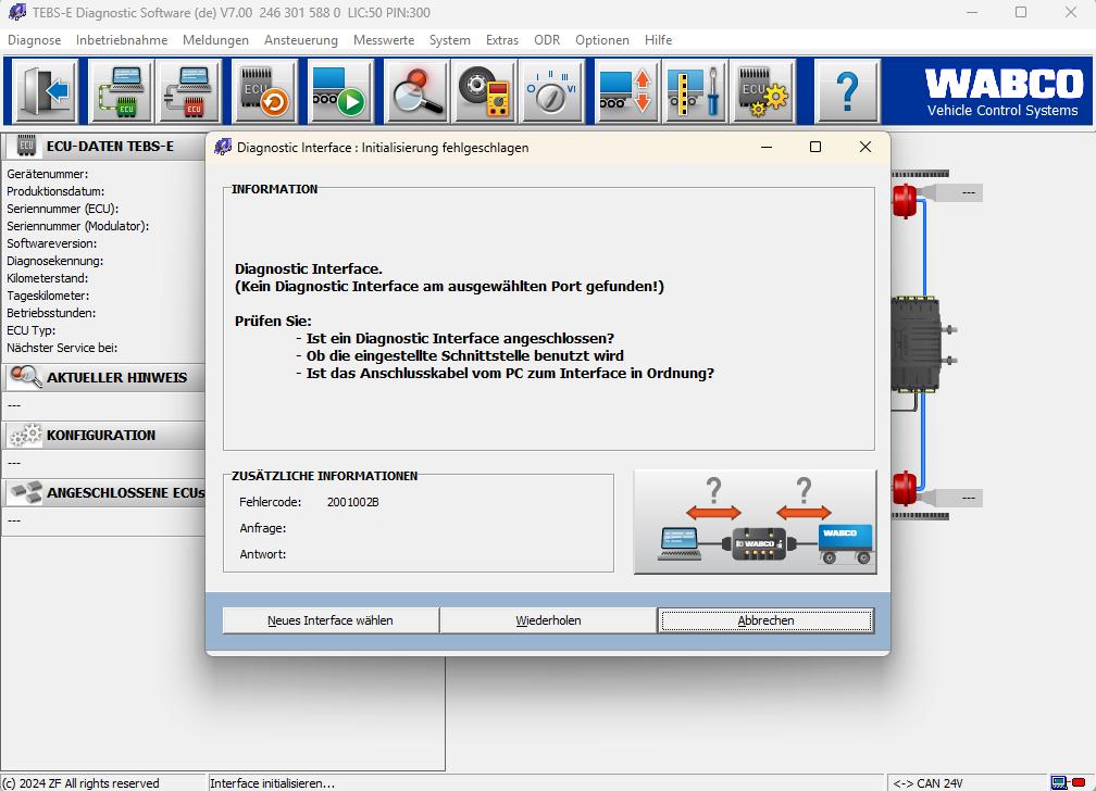 Wabco TEBS E 7.0 Diagnostic Solution Service Installation 3