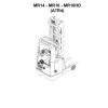 Yale Forklift A7R4E MR14 MR16 MR16HD Parts Manual 550271041 05 2024