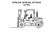 Yale Forklift A7T0E GP50UX6 GP60UX6 GP70UX6 Parts Manual 550253259 04 2024