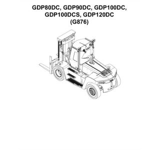 Yale Forklift G876E GDP80DC GDP90DC GDP100DC GDP100DCS GDP120DC Parts Manual 550123384 05 2024