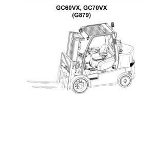 Yale Forklift G879E GC60VX GC70VX Parts Manual 550255992 05 2024