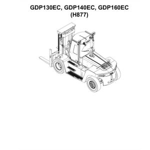 Yale Forklift H877E GDP130EC GDP140EC GDP160EC Parts Manual 550201457 04 2024