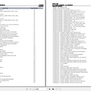 AGCO Allis Farm Loaders A C Parts Catalog 79006059 1