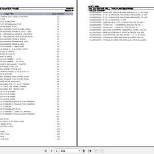 AGCO Allis Seeding 330 333 Series Parts Catalog 79005783 1
