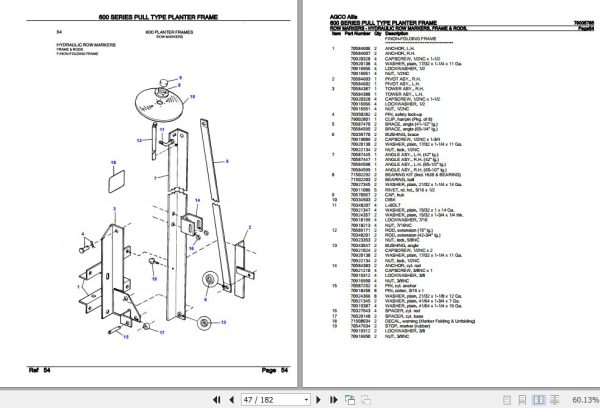 AGCO Allis Seeding 600 Series Parts Catalog 79005785 3