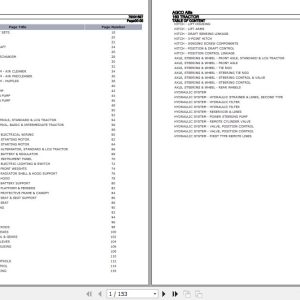 AGCO Allis Tractor 160 Parts Catalog 79001597 1