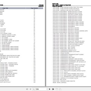 AGCO Allis Tractor 190 190XT 190XT III Parts Catalog 79001625 1