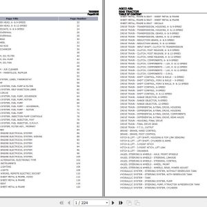 AGCO Allis Tractor 5040 Parts Catalog 79003935 1