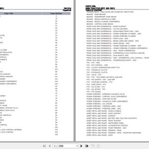 AGCO Allis Tractor 5680 Parts Catalog 79017019 1