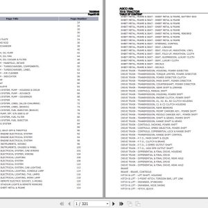 AGCO Allis Tractor 7010 Parts Catalog 79005649 1