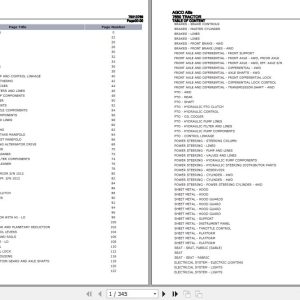 AGCO Allis Tractor 7650 Parts Catalog 79013789 1
