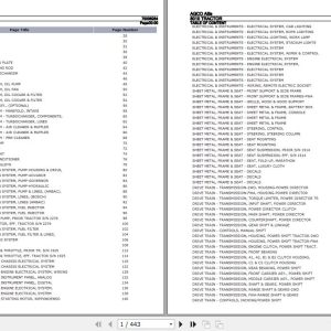 AGCO Allis Tractor 8010 Parts Catalog 79006284 1