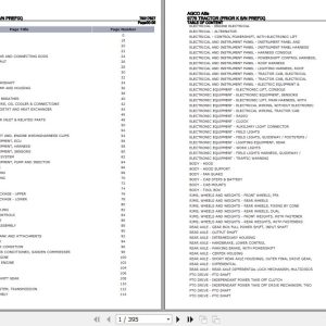 AGCO Allis Tractor 9775 Parts Catalog 79017627 1